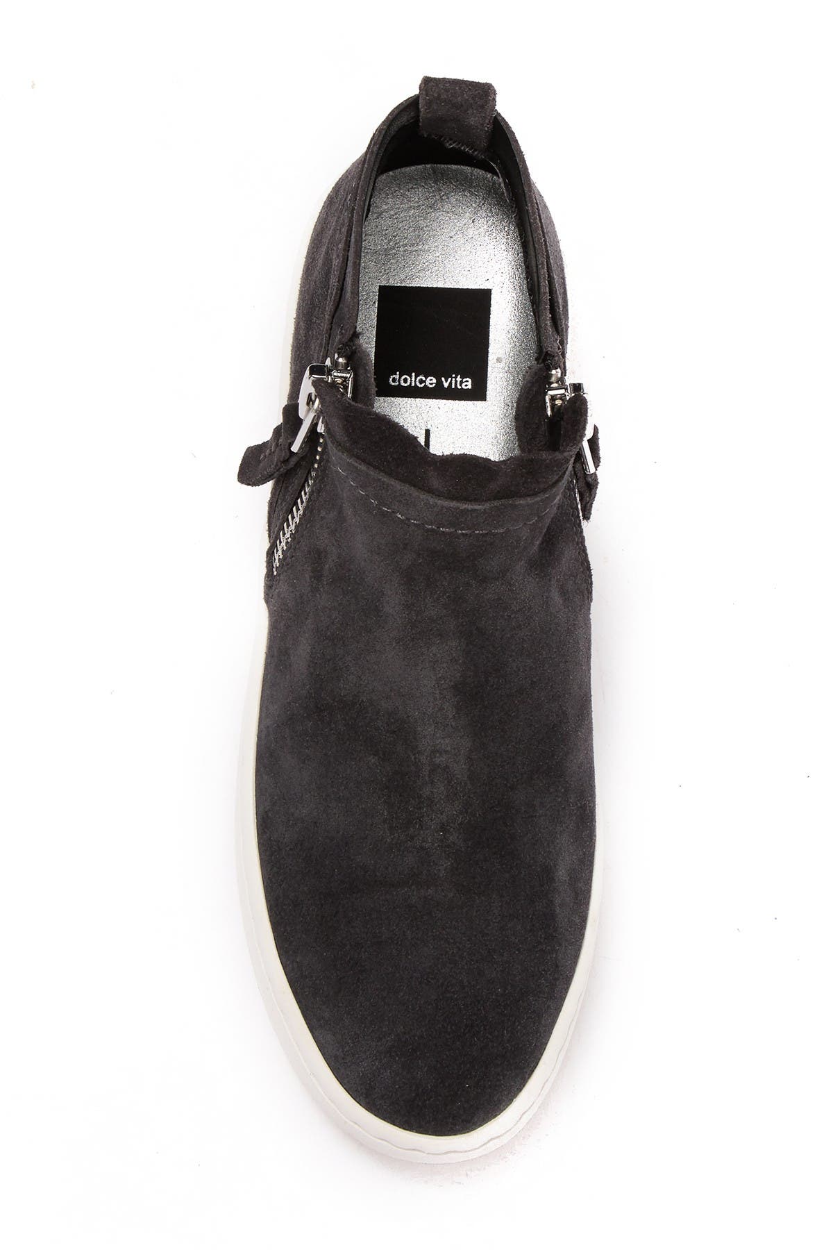 Dolce Vita | Tobee Leather Zip Sneaker 