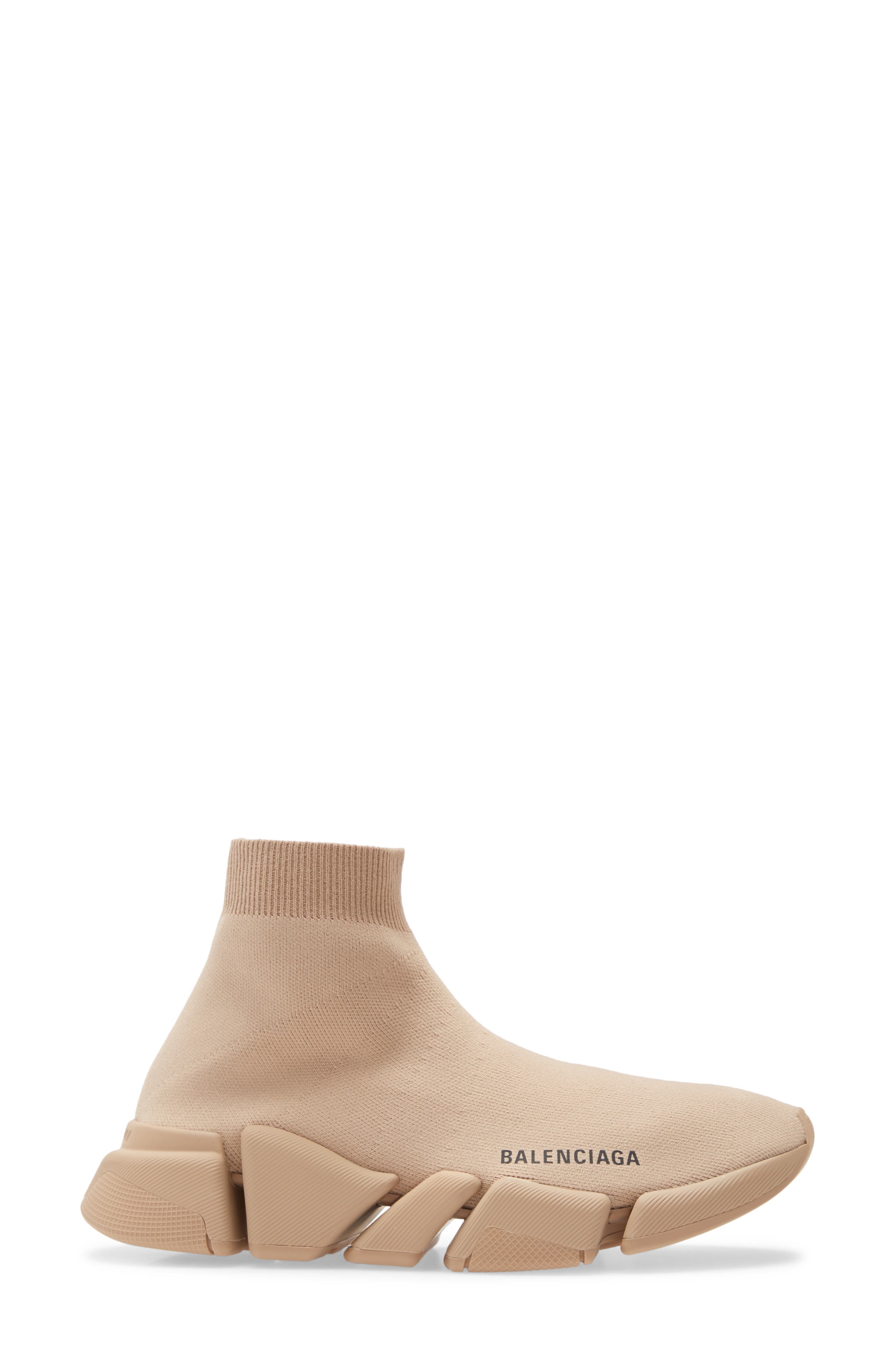 tan balenciaga socks