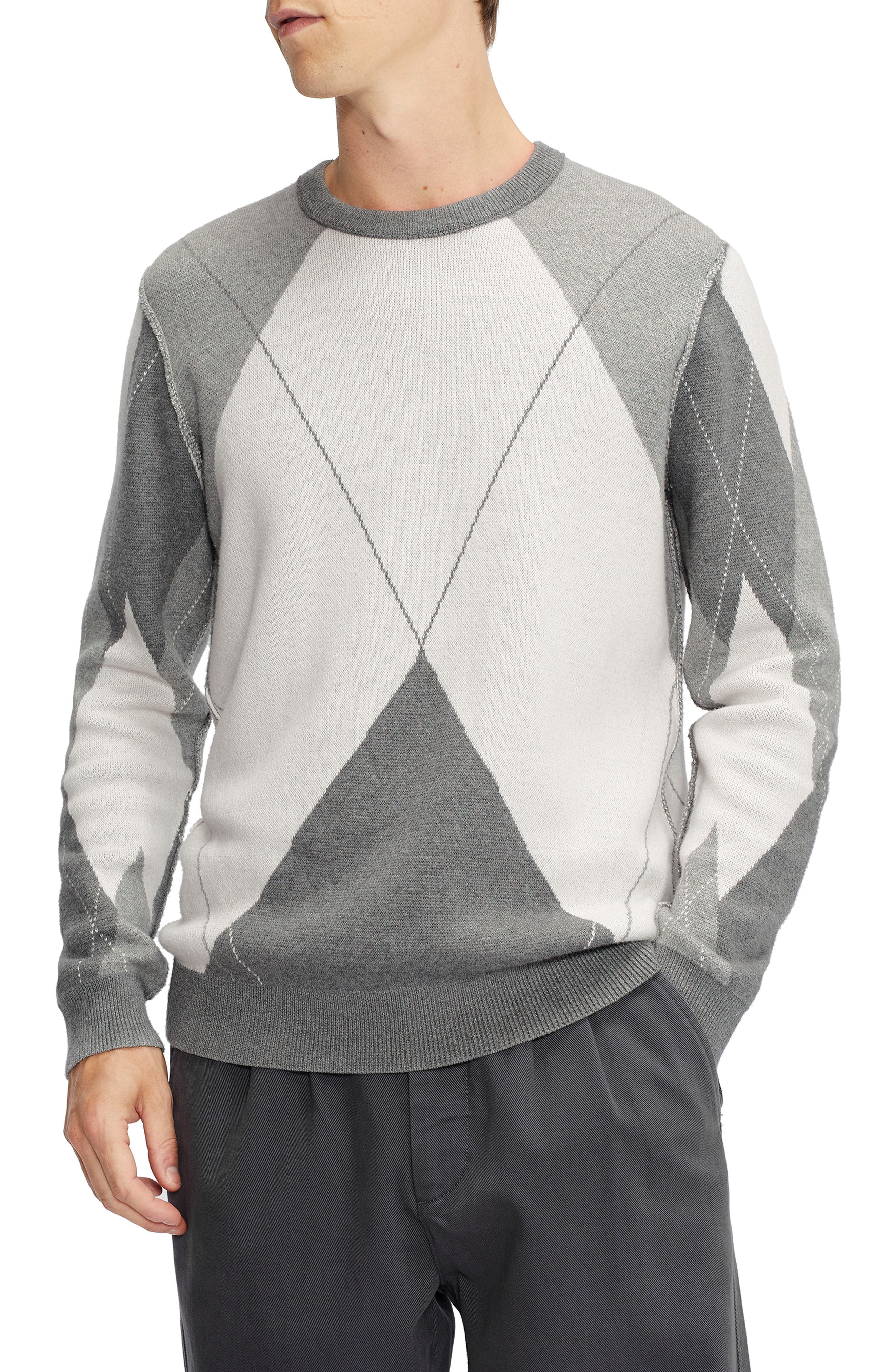 argyle crewneck