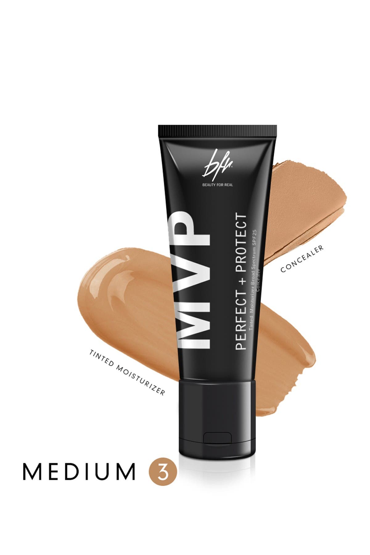 Beauty For Real Mvp Perfect+protect 2-in-1 Spf25 Tinted Moisturizer And Concealer