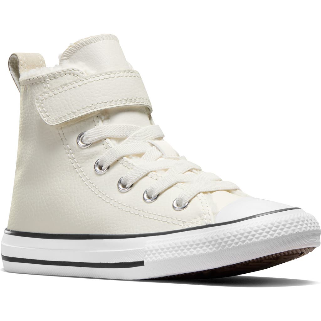Converse Kids' Chuck Taylor® All Star® 1v High Top Sneaker In Egret/white/black
