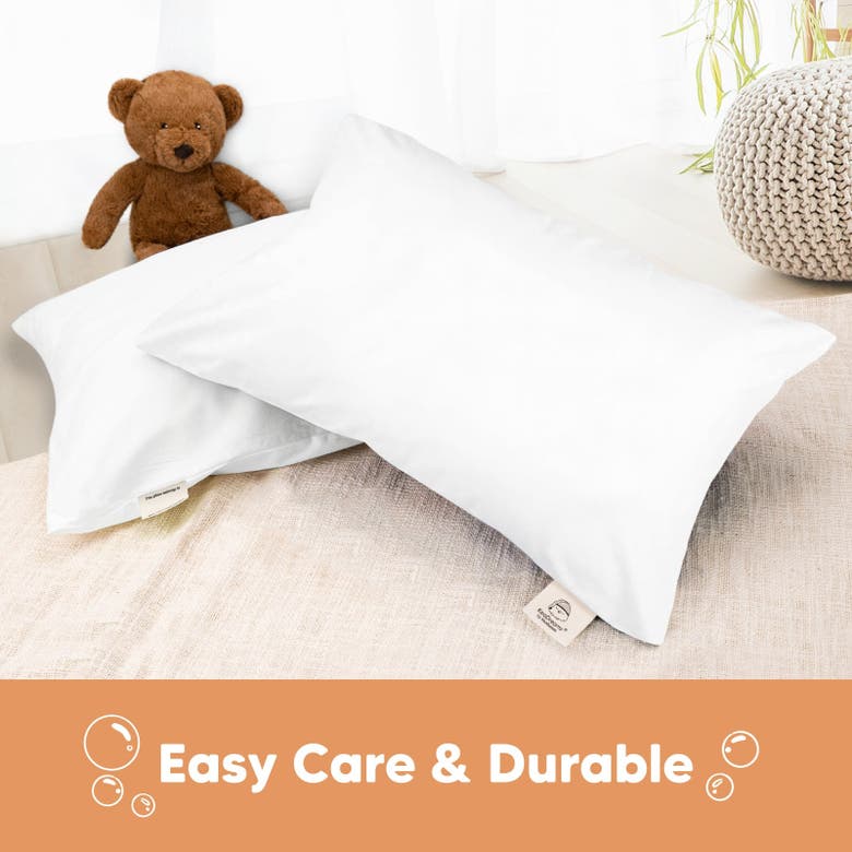 Shop Keababies Jumbo Toddler Pillowcase 14x20" In Soft White