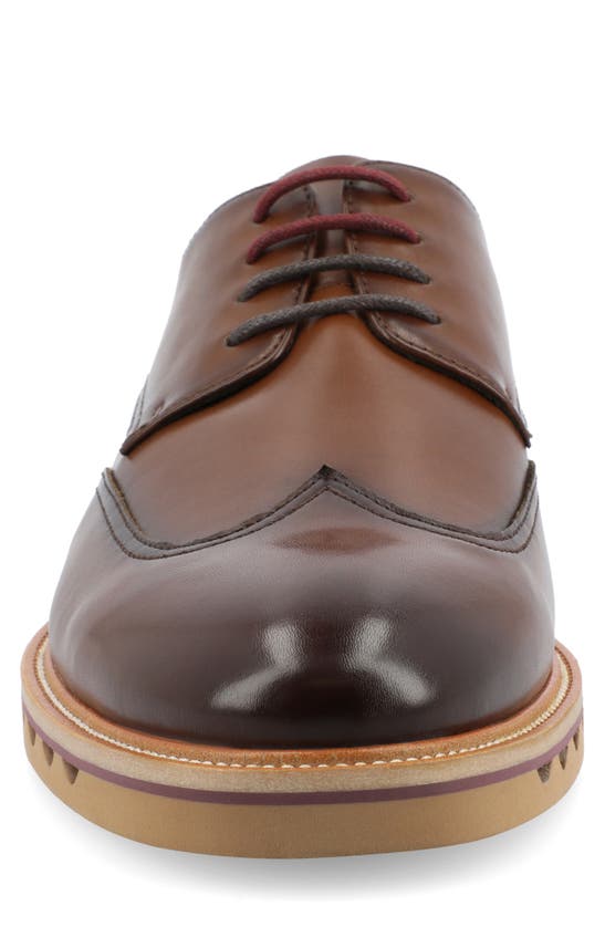 Vance Co. Evander Tru Comfort Wingtip Derby In Brown