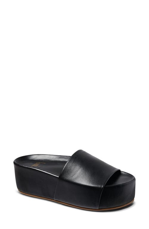 Shop Beek Albatross Platform Slide Sandal In Black