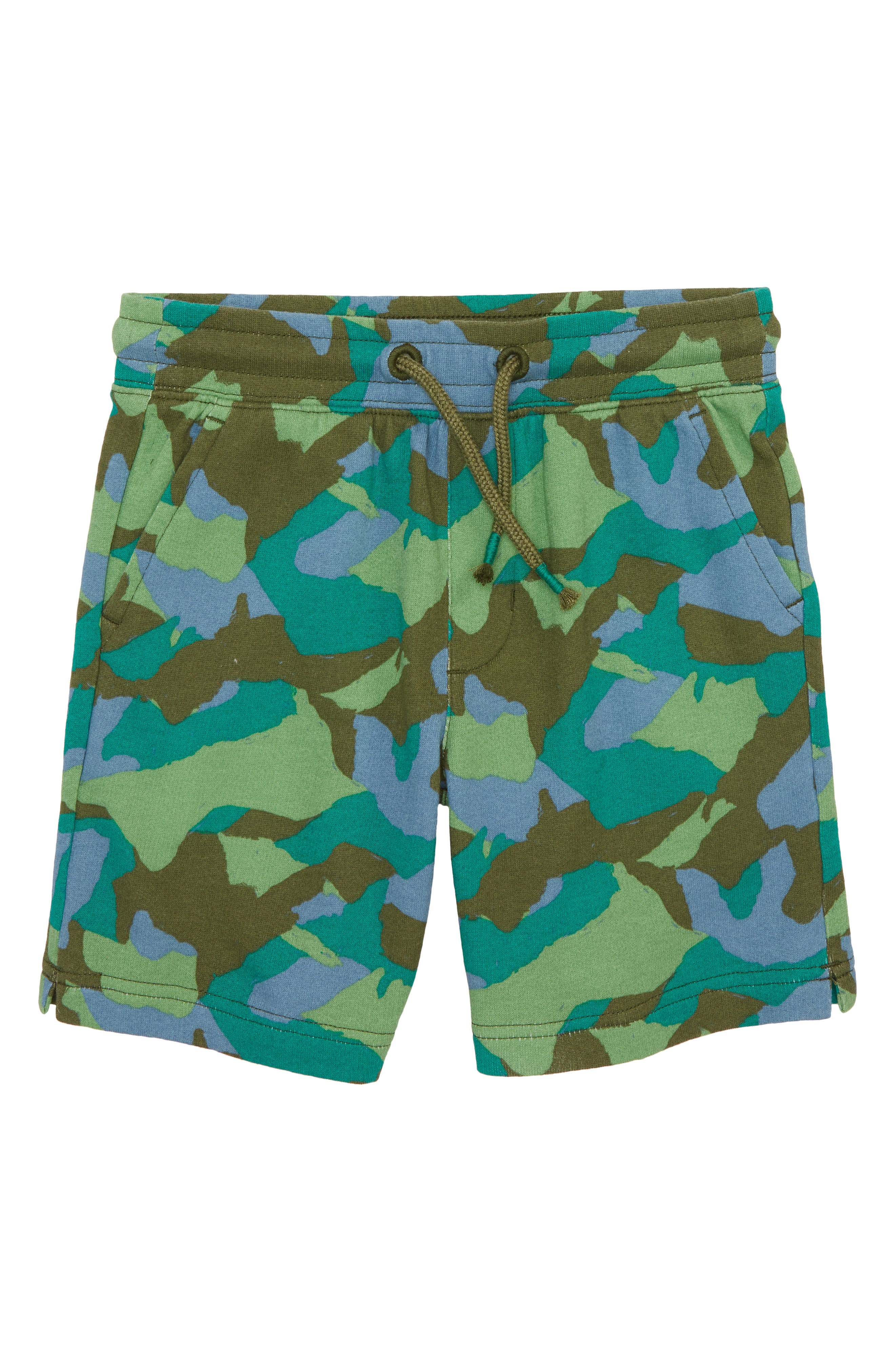 Open Edit KIDS Drop Seat SHORTS ORANGE Sunset LANDSCAPE Organic COTTON 2 4 6 7 