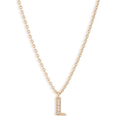 Kate Spade New York Mini Initial Pendant Necklace