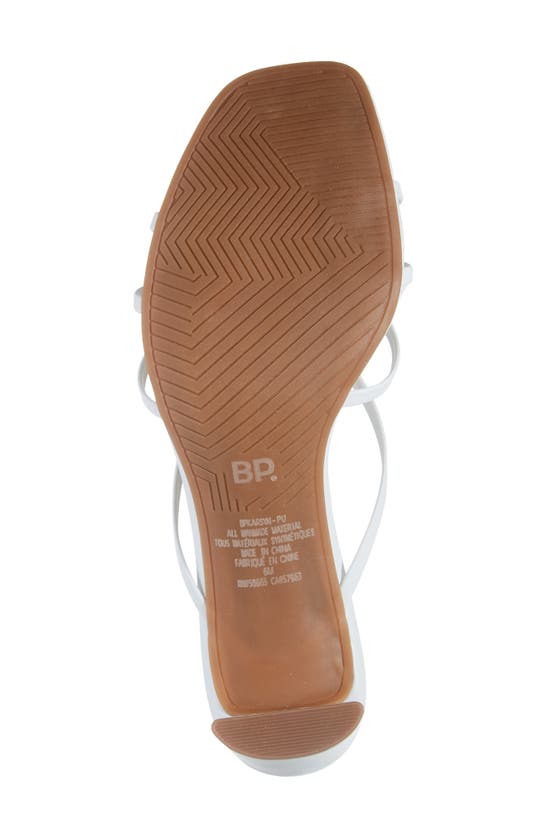 Bp. Karsyn Strappy Slide Sandal In White