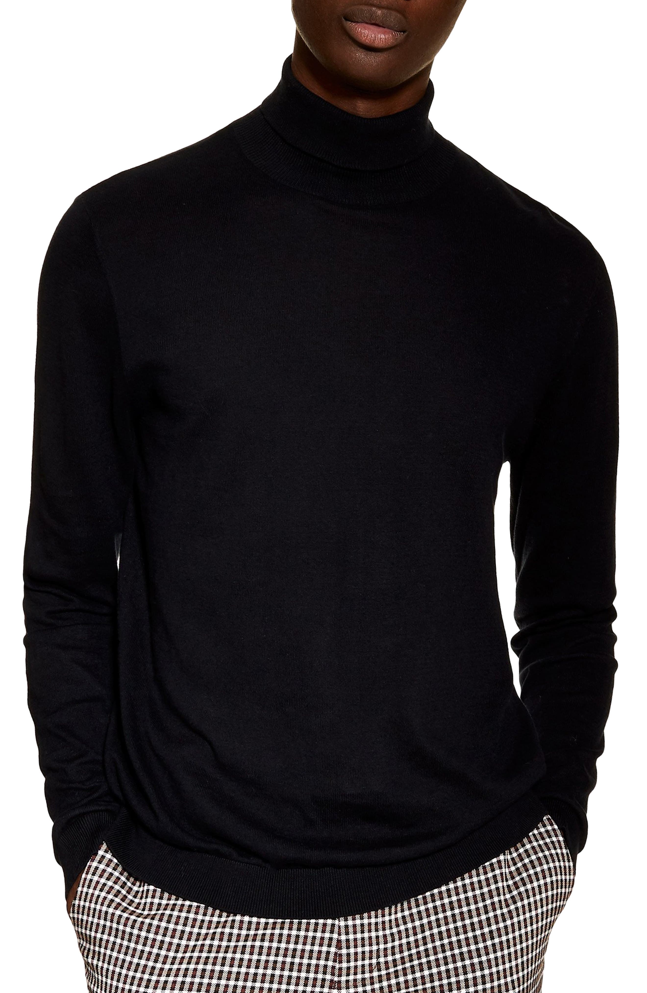 topman black turtleneck