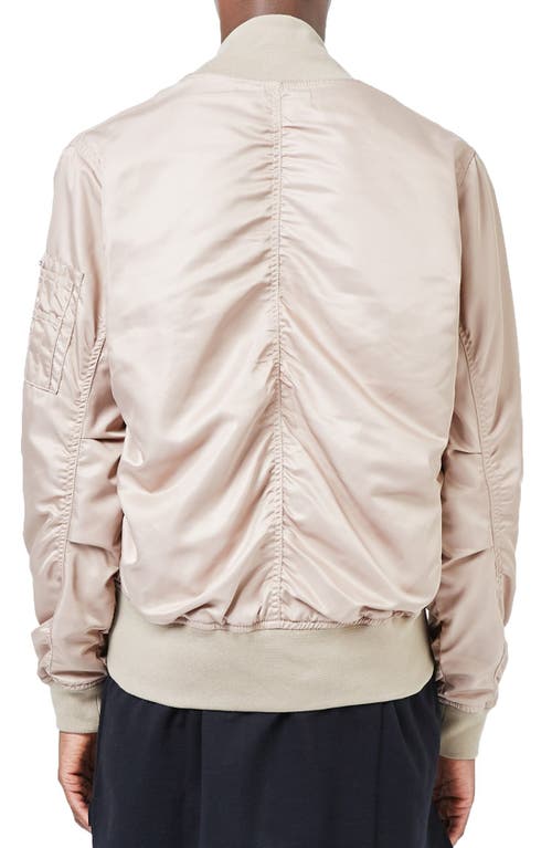 TOPMAN TOPMAN AAA COLLECTION RUCHED BACK BOMBER JACKET 