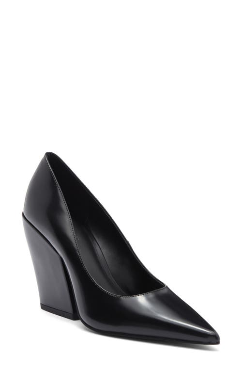 Shop Rebecca Minkoff West Pointed Toe Pump In Black