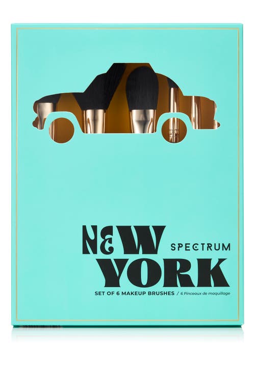 Spectrum The Travel Collection New York Travel Book 6-piece Makeup Brush Set In New York