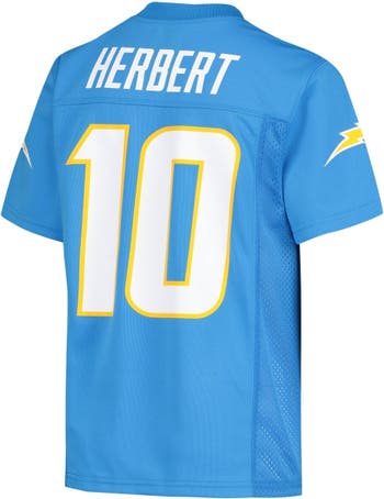 Youth Justin Herbert Powder Blue Los Angeles Chargers Replica