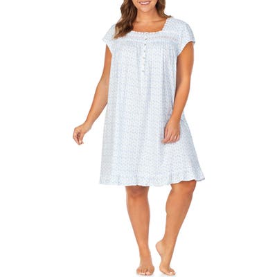 Plus Size Eileen West Ballet Nightgown, White