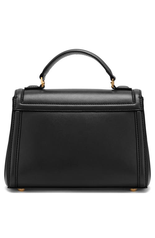 Demellier Medium Paris Leather Top Handle Bag In Black F02