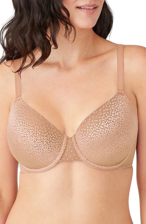 Shop Wacoal Back Appeal Underwire T-shirt Bra In Praline