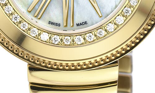 GEVRIL GEVRIL GANDRIA DIAMOND BRACELET WATCH, 36MM