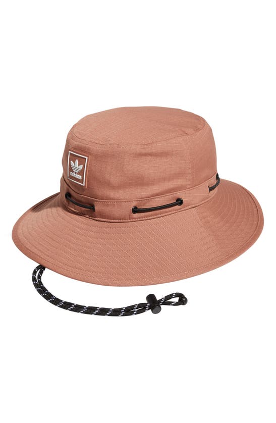 Adidas Originals Utility Boonie Hat In Brown/ Clay Strata Brown