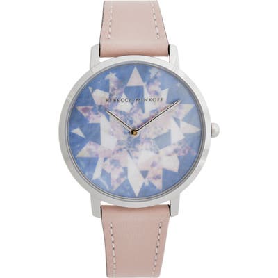 Rebecca Minkoff Major Leather Strap Watch, 35mm