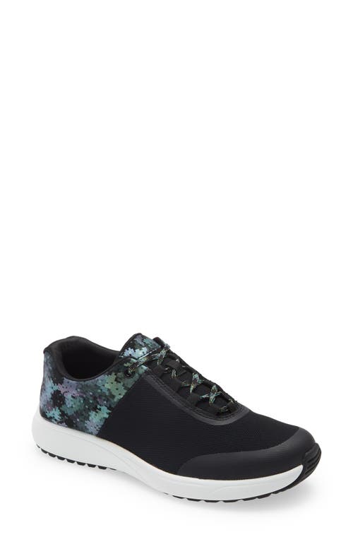 TRAQ by Alegria Jaunt Knit Sneaker Leather at Nordstrom,