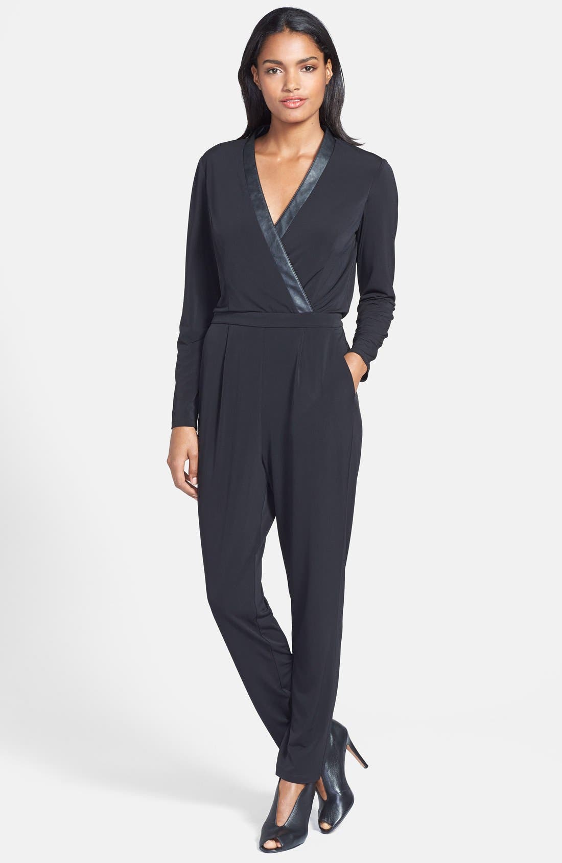 Vince Camuto Stretch Jumpsuit (Regular & Petite) Nordstrom