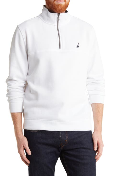 Piped Half Zip Pullover