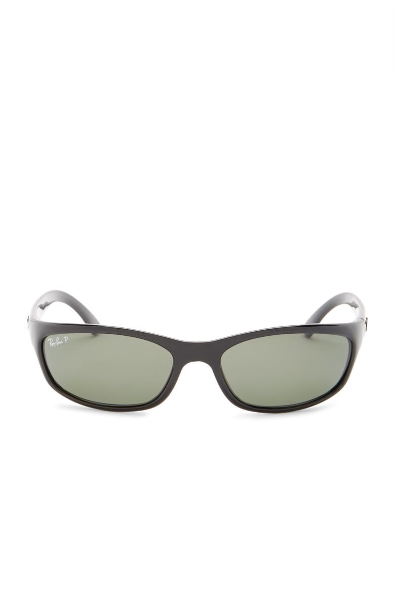 Ray-Ban 57mm Pillow Polarized Rectangle Sunglasses | Nordstromrack