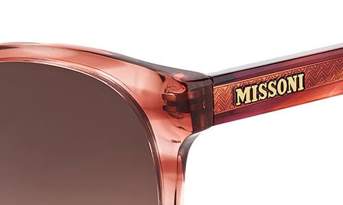 Shop Missoni 54mm Gradient Cat Eye Sunglasses In Pink Horn/brown Gradient