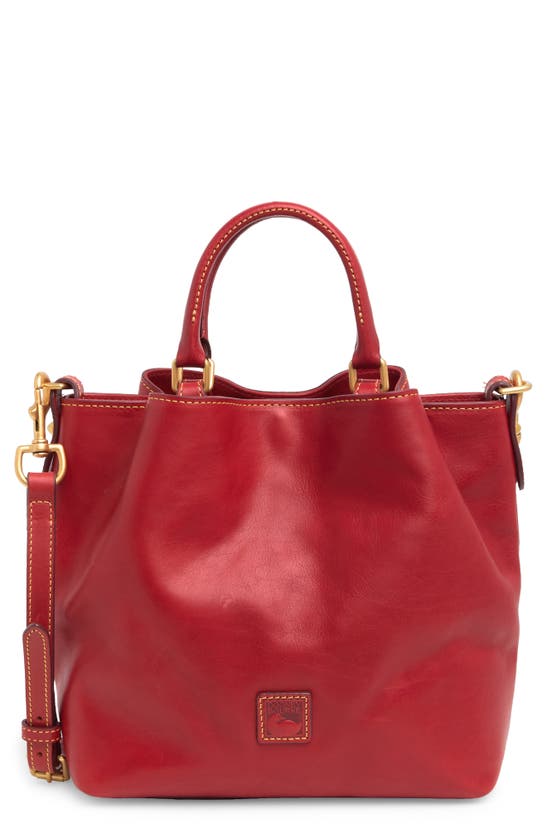 Dooney & Bourke Small Barlow Leather Tote Bag In Red