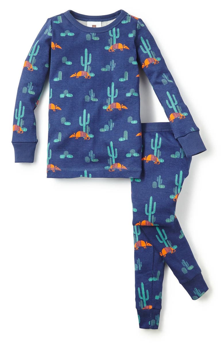 Tea Collection Armadillo Two Piece Fitted Pajamas Toddler Boys Little Boys Big Boys Nordstrom