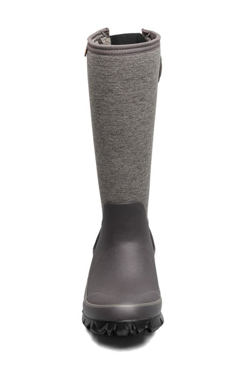 Bogs Whiteout Waterproof Rain Boot In Gray
