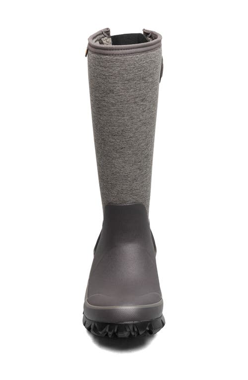 Shop Bogs Whiteout Waterproof Rain Boot In Gray