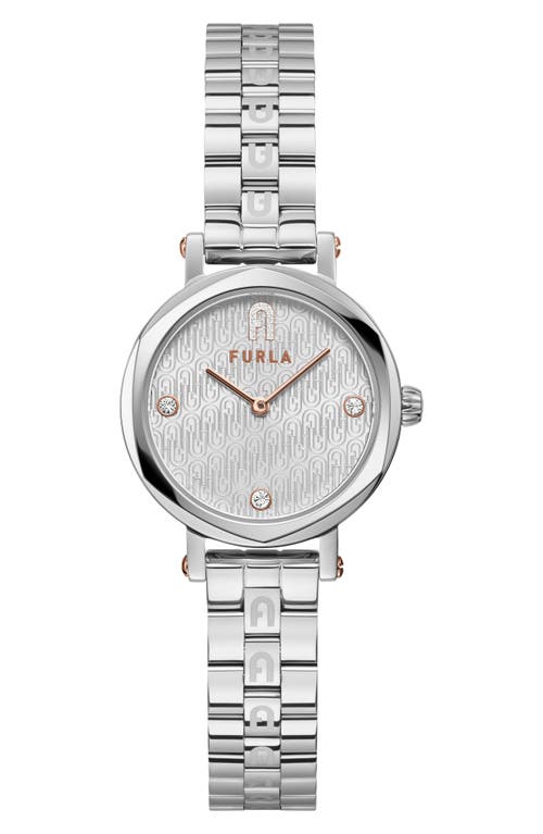 Furla Shape Bracelet Watch, 30mm In Silver/silver/silver