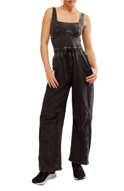 FREE PEOPLE FP MOVEMENT BY FREE PEOPLE FP MOVEMENT INBOUND STRETCH COTTON JUMPSUIT 