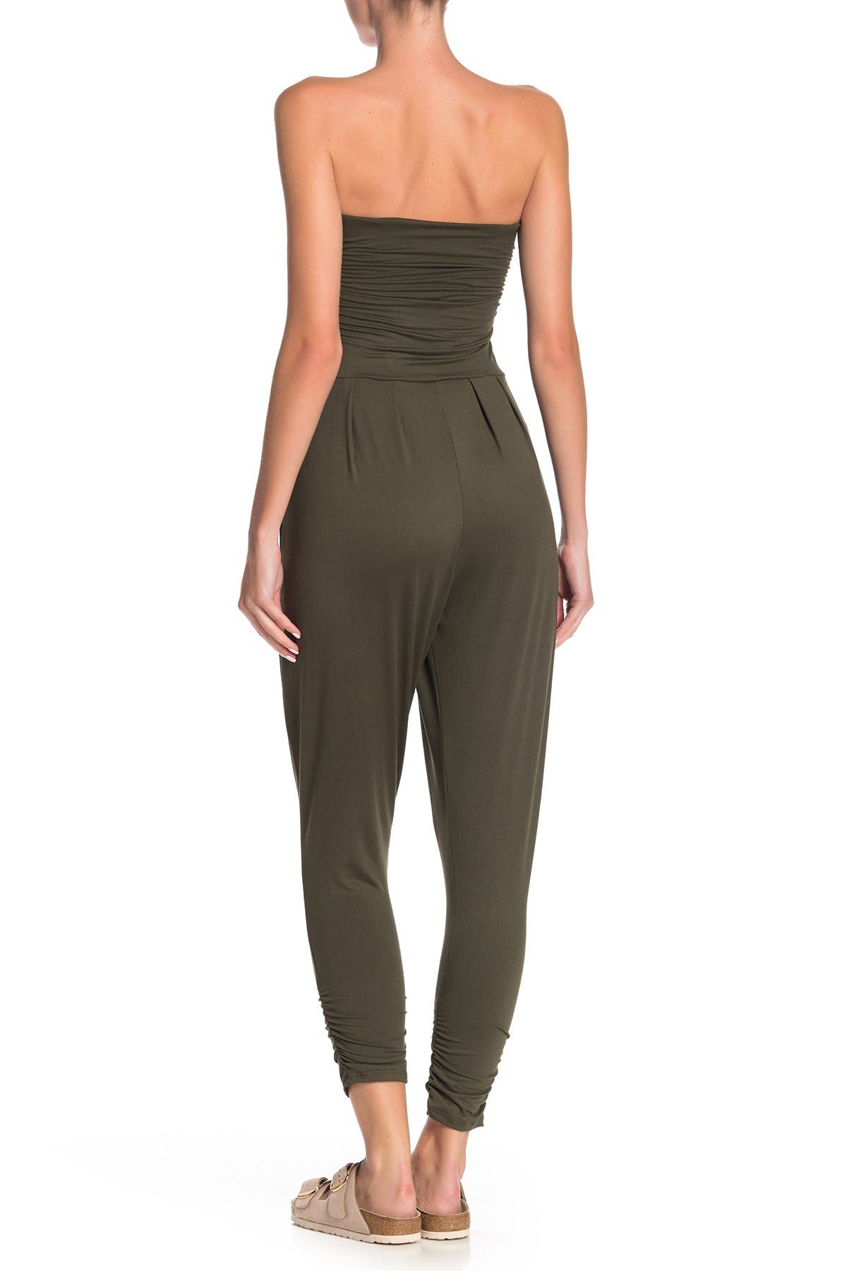 velvet torch cut out jumpsuit