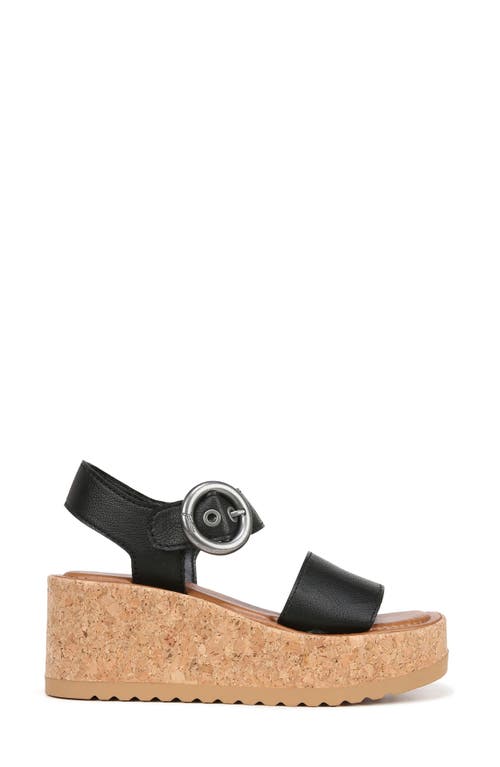 Shop Zodiac Glory Platform Wedge Sandal In Black