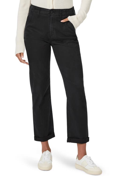 PAIGE Drew Relaxed Straight Leg Pants in Vintage Black at Nordstrom, Size 27