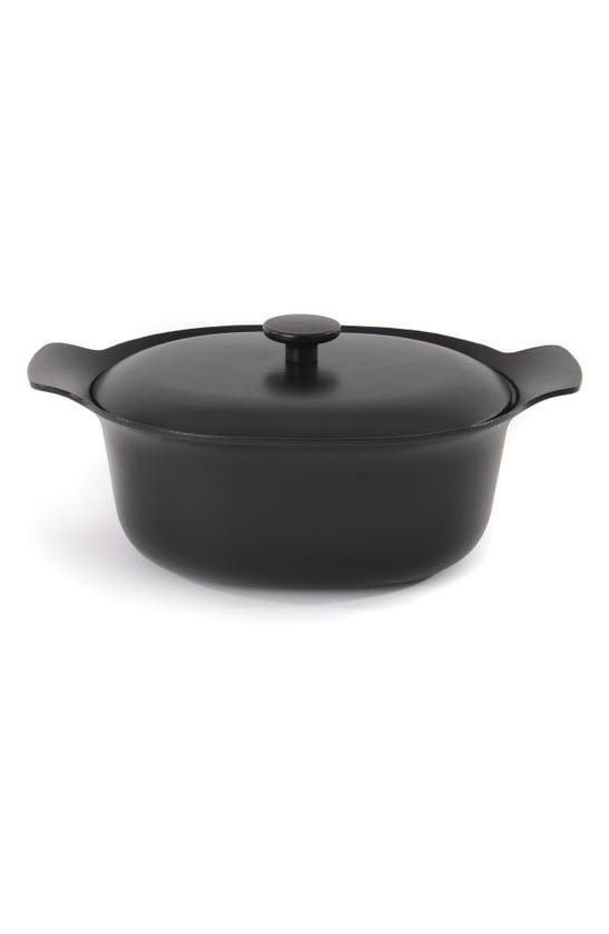 Berghoff Ron Black Cast Iron 5.5 Qt. Covered Casserole In Multi