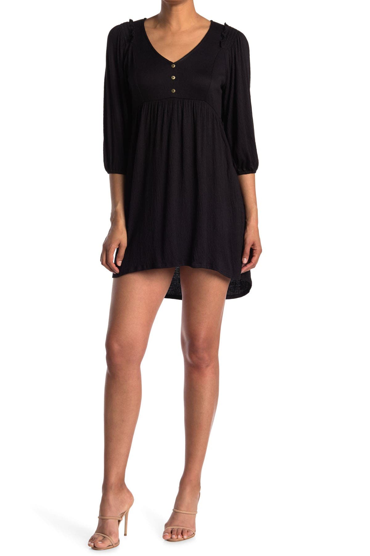 nordstrom rack long black dress