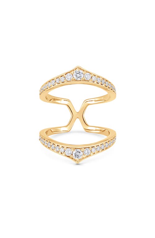 Sara Weinstock Lucia Negative Space Diamond Ring in Yellow Gold at Nordstrom, Size 7
