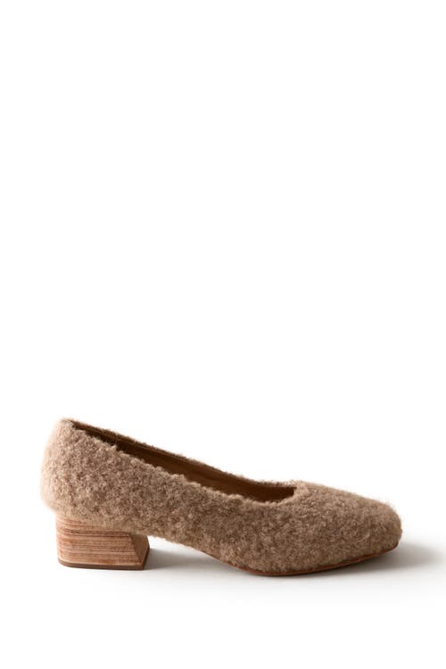 Shop Huma Blanco Luisa Pump In Oatmeal Alpaca