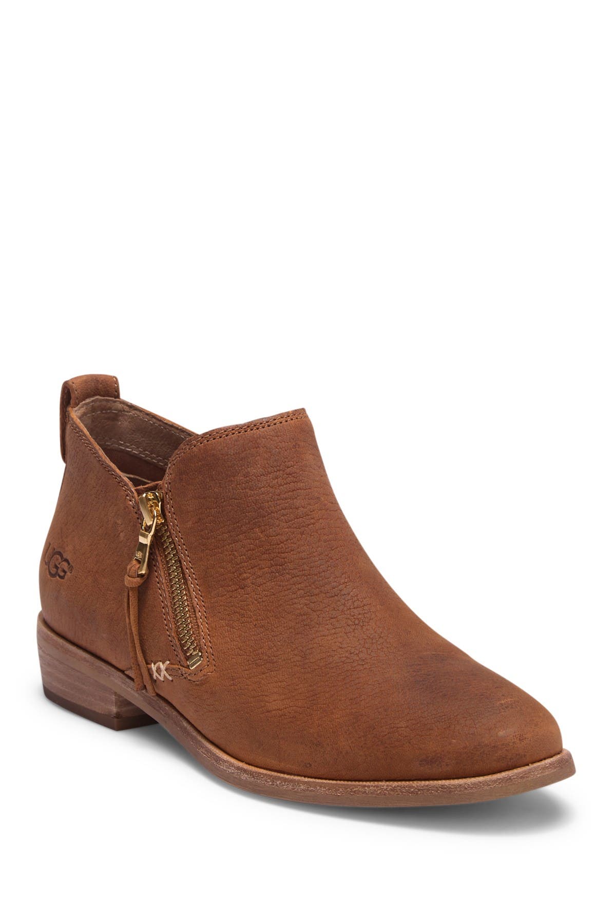 UGG | Glee Leather Ankle Bootie 