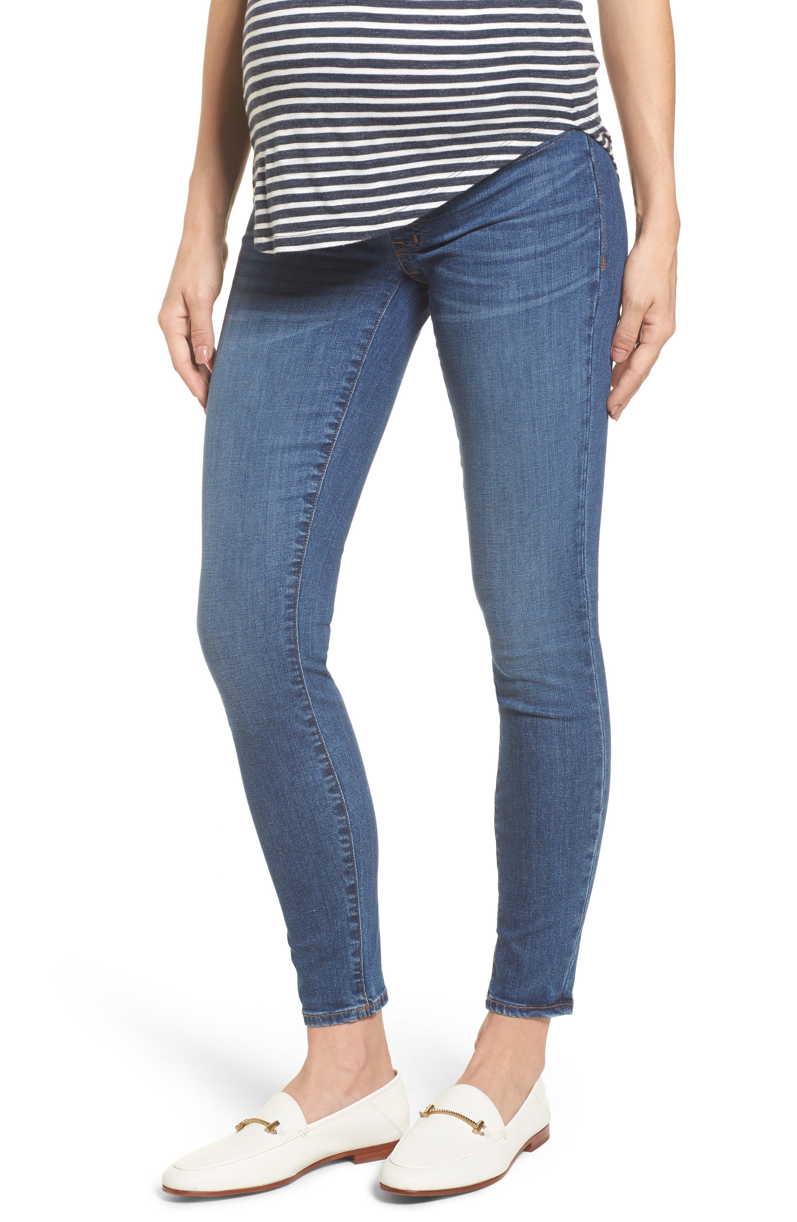  Maternity Skinny Jeans, Main, color, 400