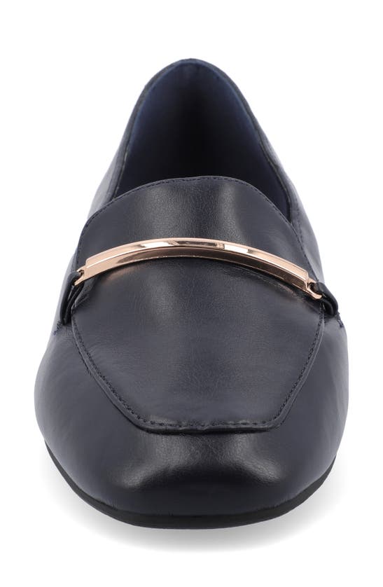 Shop Journee Collection Wrenn Loafer In Navy