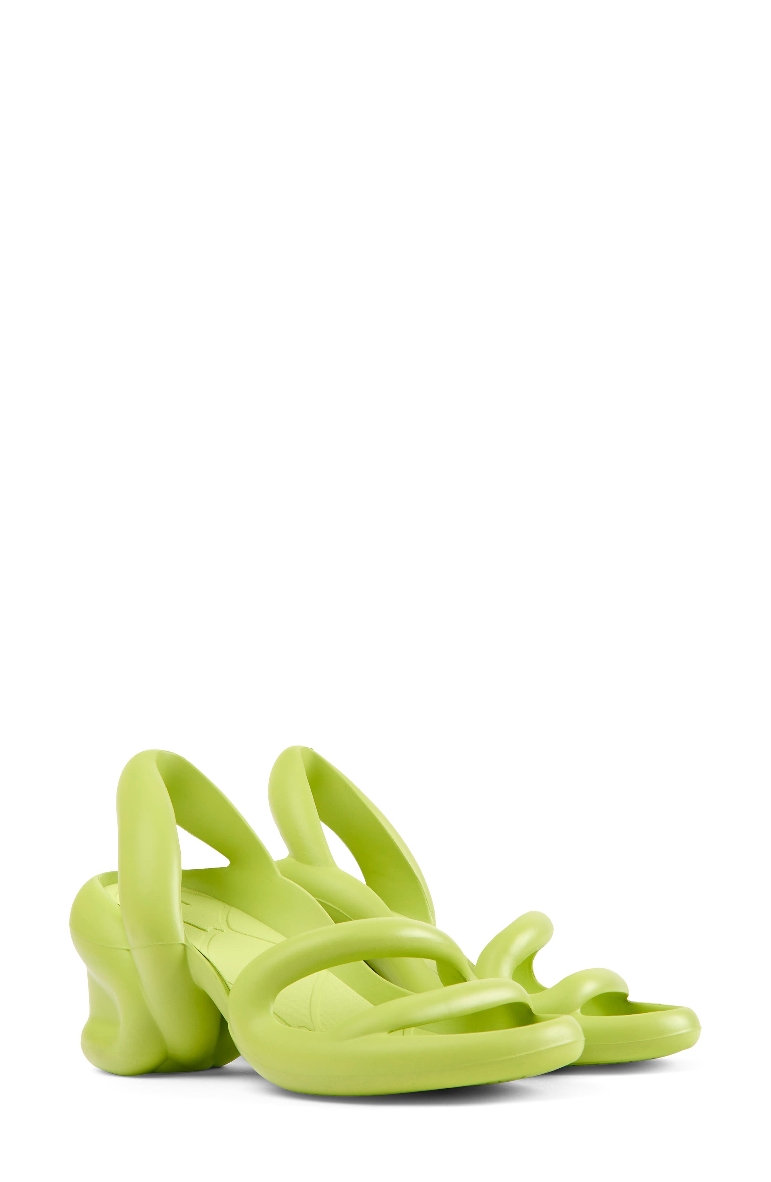 Camper Kobarah Slingback Sandal in Medium Green | Smart Closet