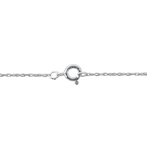 Bliss Diamond 1ct Princess Cut Diamond Solitaire Pendant 14k White Gold Necklace Lab Grown In 14k White Gold