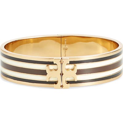 Tory Burch Raised Logo Cuff