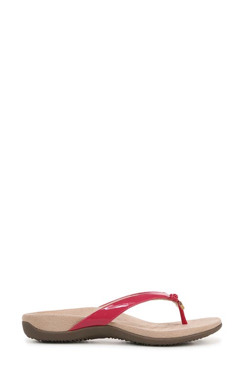 Shop Vionic Bella Ii Flip Flop In Viva Magenta