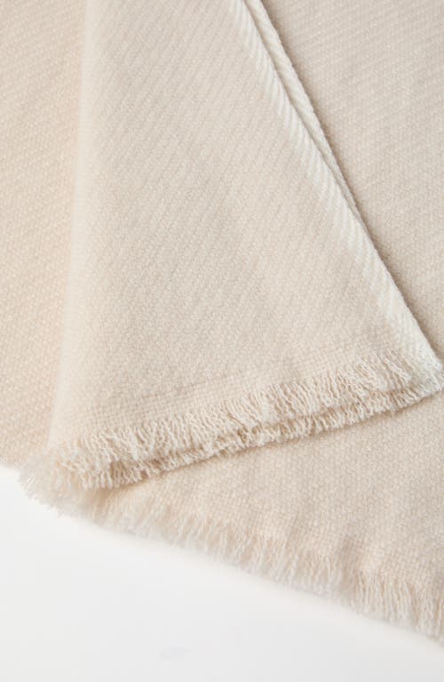 Shop Brunello Cucinelli Cashmere Diagonal Scarf In Sand