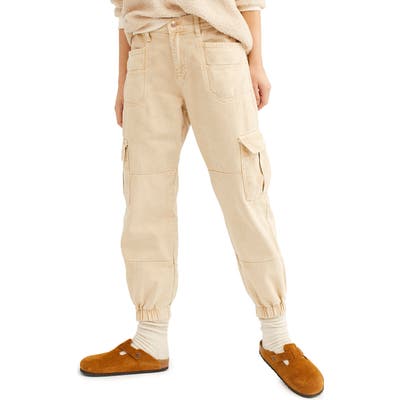 Free People Platoon Cargo Pants, Ivory