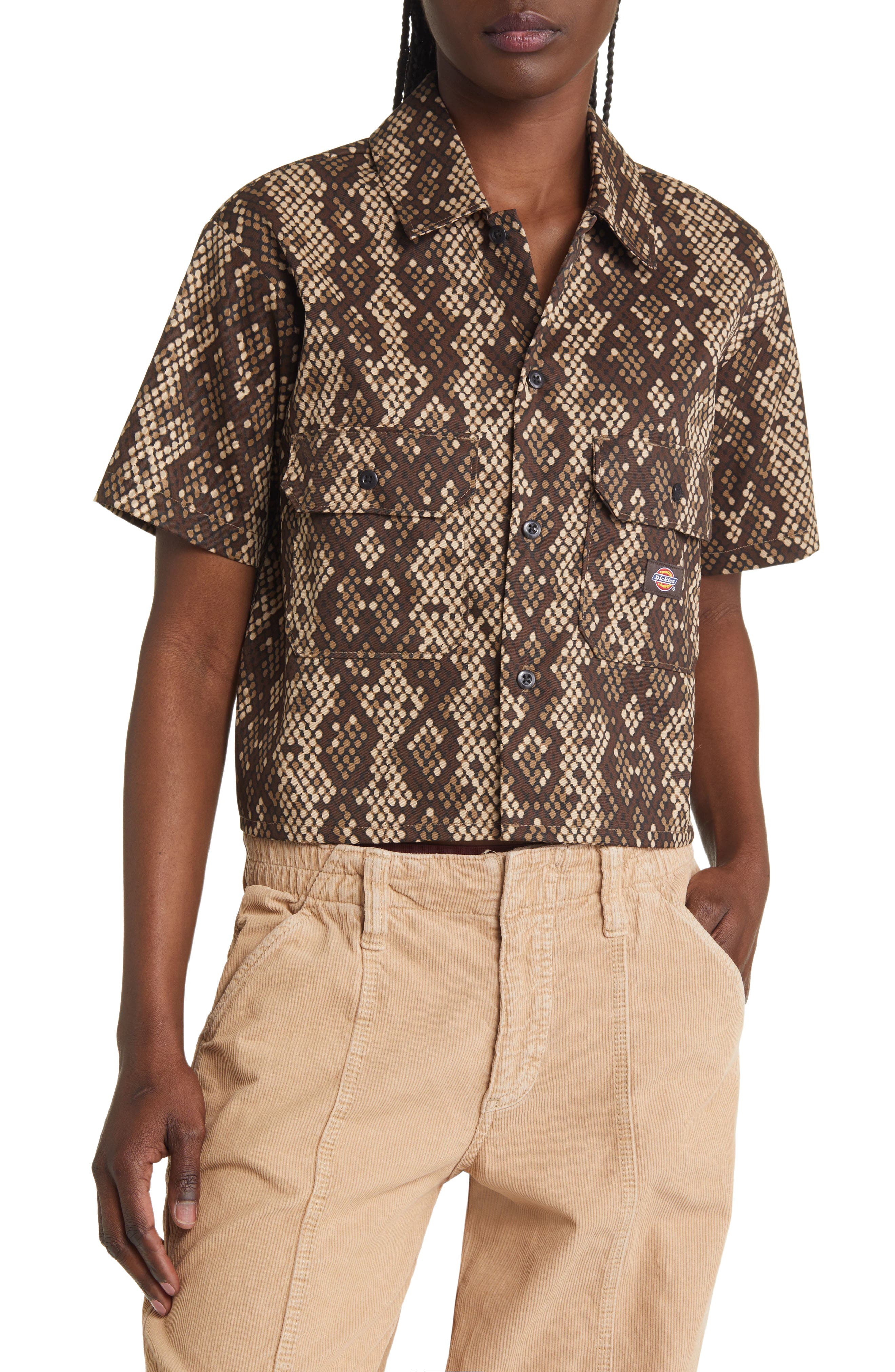 Dickies Camden Snake Print in Brown